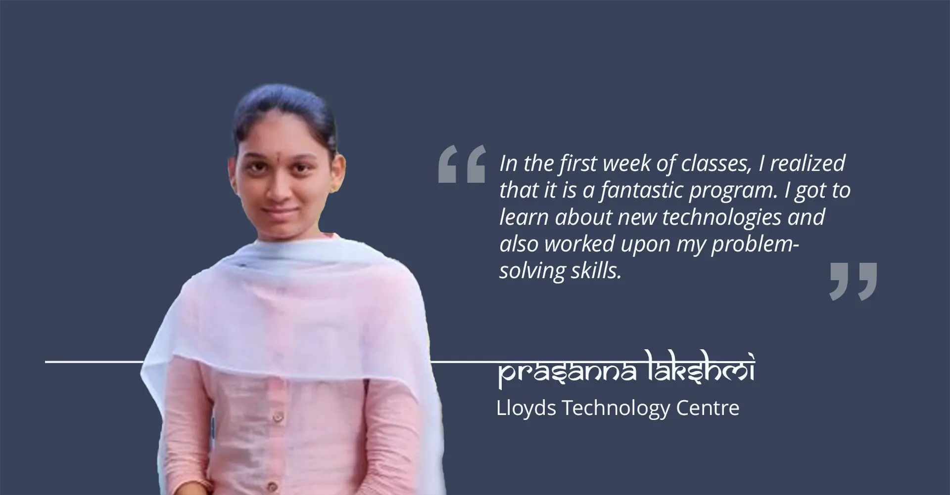 Bandarupalli Prasanna Lakshmi - Success Story | CyberShikshaa
